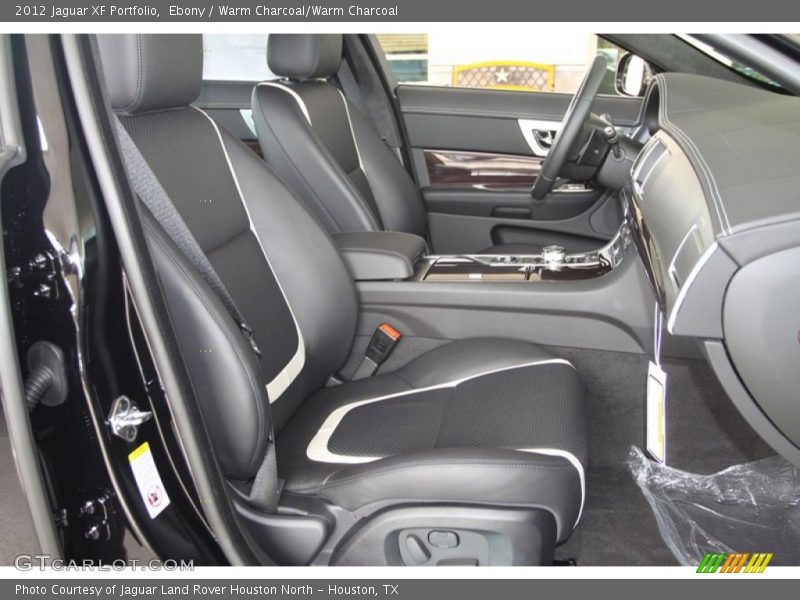 Ebony / Warm Charcoal/Warm Charcoal 2012 Jaguar XF Portfolio