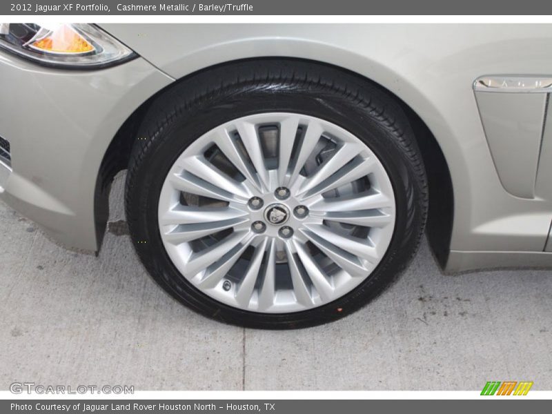 Cashmere Metallic / Barley/Truffle 2012 Jaguar XF Portfolio