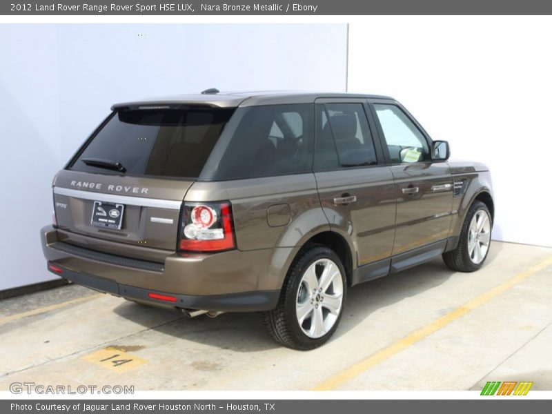 Nara Bronze Metallic / Ebony 2012 Land Rover Range Rover Sport HSE LUX