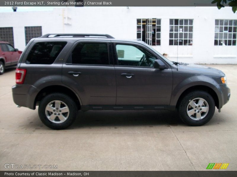 Sterling Gray Metallic / Charcoal Black 2012 Ford Escape XLT