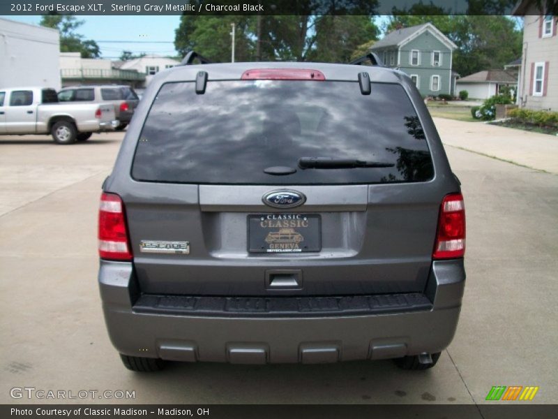 Sterling Gray Metallic / Charcoal Black 2012 Ford Escape XLT