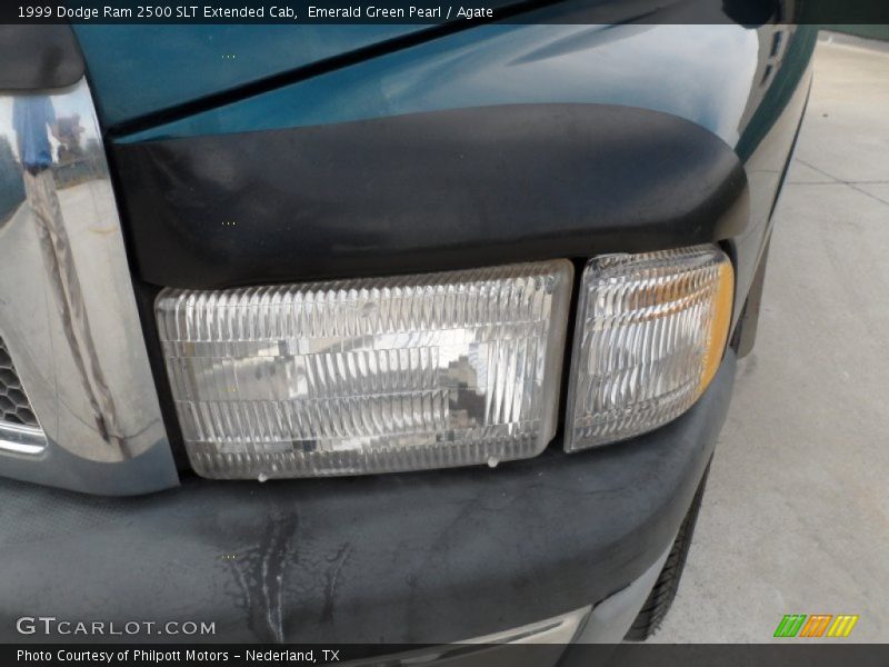 Emerald Green Pearl / Agate 1999 Dodge Ram 2500 SLT Extended Cab