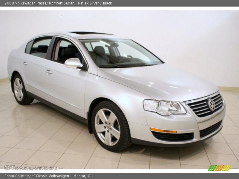 Reflex Silver / Black 2008 Volkswagen Passat Komfort Sedan