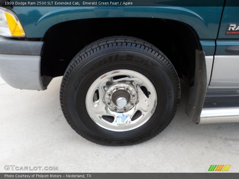 Emerald Green Pearl / Agate 1999 Dodge Ram 2500 SLT Extended Cab
