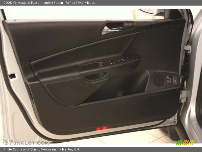 Reflex Silver / Black 2008 Volkswagen Passat Komfort Sedan