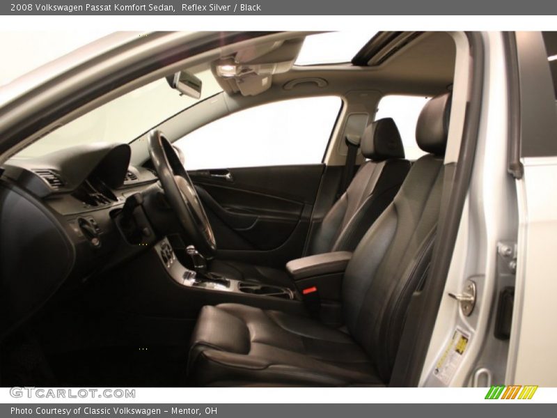 Reflex Silver / Black 2008 Volkswagen Passat Komfort Sedan