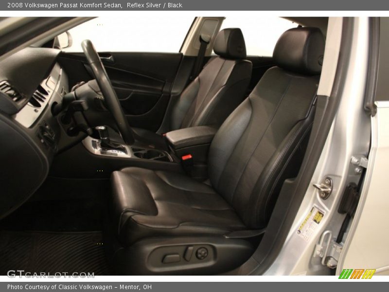 Reflex Silver / Black 2008 Volkswagen Passat Komfort Sedan