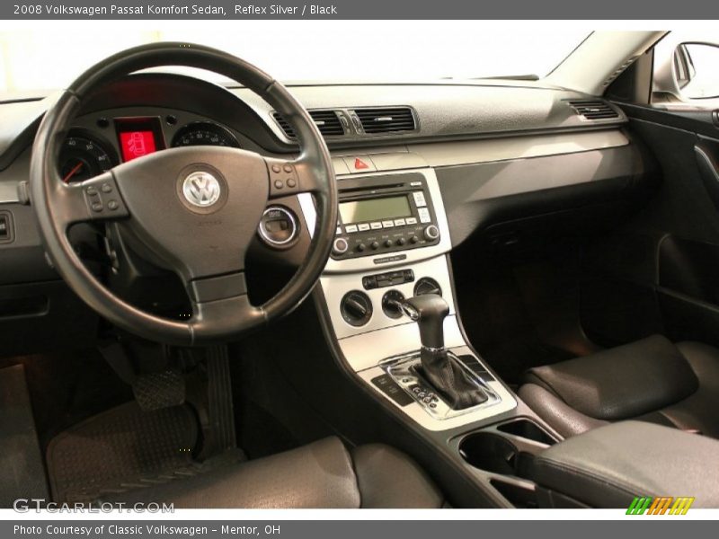 Reflex Silver / Black 2008 Volkswagen Passat Komfort Sedan