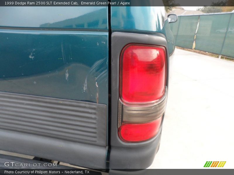 Emerald Green Pearl / Agate 1999 Dodge Ram 2500 SLT Extended Cab