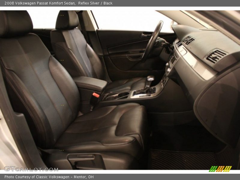 Reflex Silver / Black 2008 Volkswagen Passat Komfort Sedan