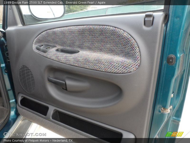 Emerald Green Pearl / Agate 1999 Dodge Ram 2500 SLT Extended Cab