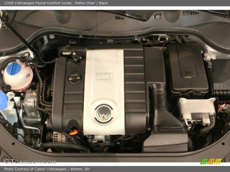 Reflex Silver / Black 2008 Volkswagen Passat Komfort Sedan