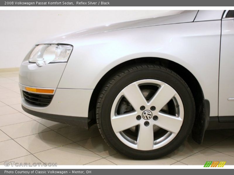 Reflex Silver / Black 2008 Volkswagen Passat Komfort Sedan