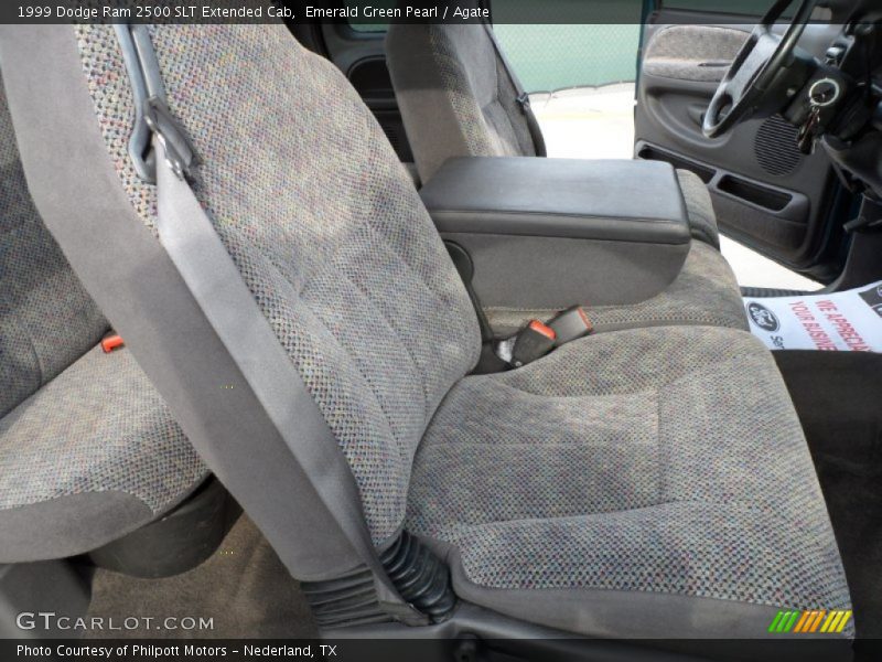 Emerald Green Pearl / Agate 1999 Dodge Ram 2500 SLT Extended Cab
