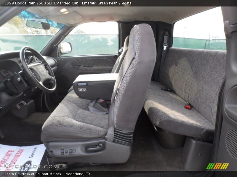 Emerald Green Pearl / Agate 1999 Dodge Ram 2500 SLT Extended Cab
