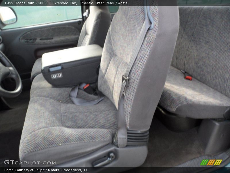 Emerald Green Pearl / Agate 1999 Dodge Ram 2500 SLT Extended Cab
