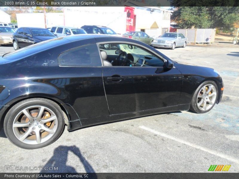 Black Obsidian / Graphite 2003 Infiniti G 35 Coupe
