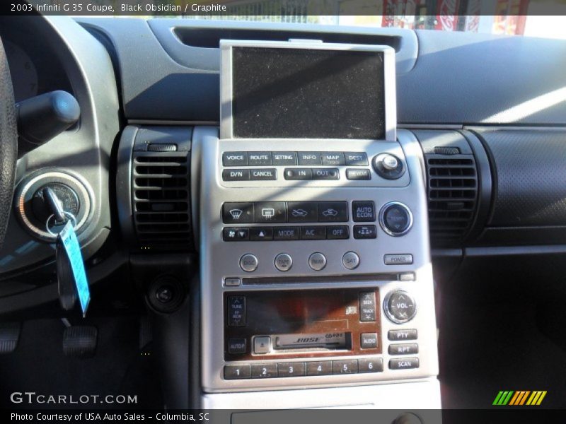 Black Obsidian / Graphite 2003 Infiniti G 35 Coupe