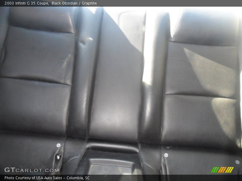 Black Obsidian / Graphite 2003 Infiniti G 35 Coupe