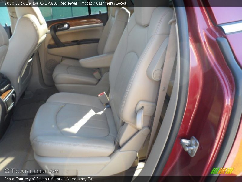 Red Jewel Tintcoat / Cashmere/Cocoa 2010 Buick Enclave CXL AWD