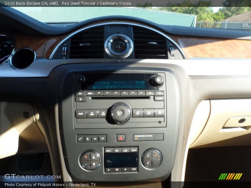 Red Jewel Tintcoat / Cashmere/Cocoa 2010 Buick Enclave CXL AWD