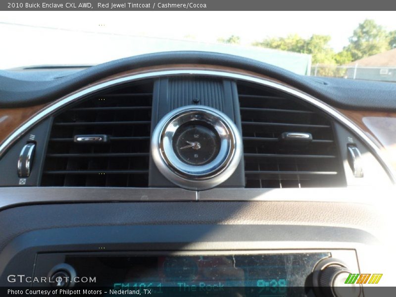 Red Jewel Tintcoat / Cashmere/Cocoa 2010 Buick Enclave CXL AWD
