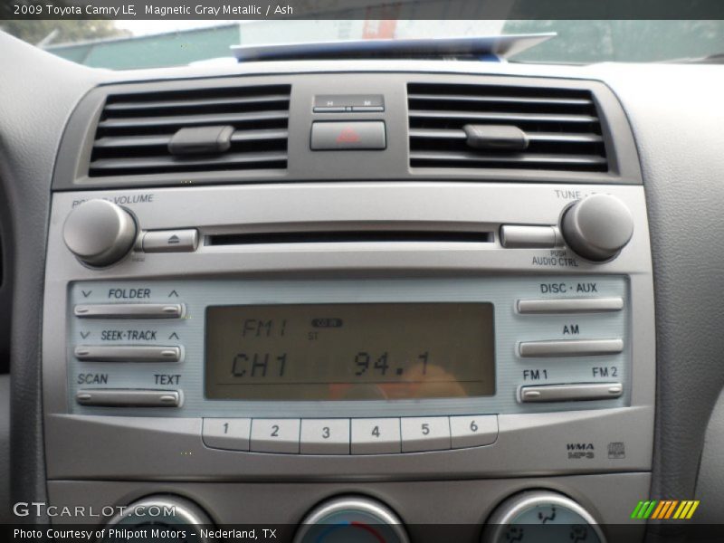 Magnetic Gray Metallic / Ash 2009 Toyota Camry LE