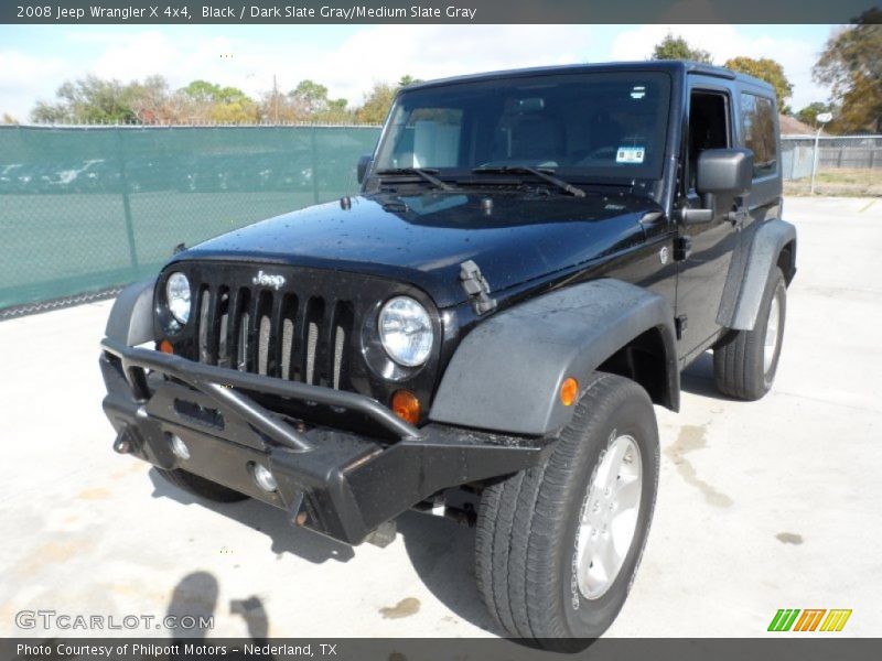 Black / Dark Slate Gray/Medium Slate Gray 2008 Jeep Wrangler X 4x4