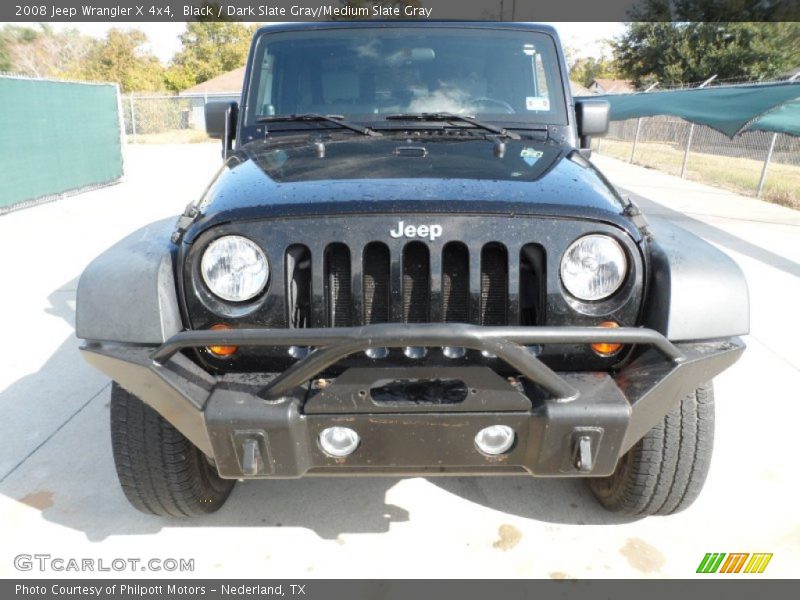Black / Dark Slate Gray/Medium Slate Gray 2008 Jeep Wrangler X 4x4