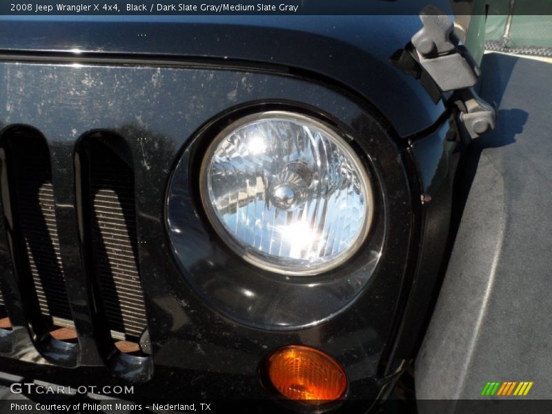Black / Dark Slate Gray/Medium Slate Gray 2008 Jeep Wrangler X 4x4