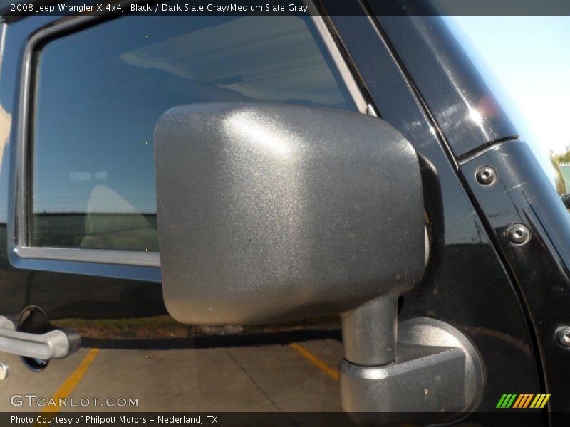Black / Dark Slate Gray/Medium Slate Gray 2008 Jeep Wrangler X 4x4