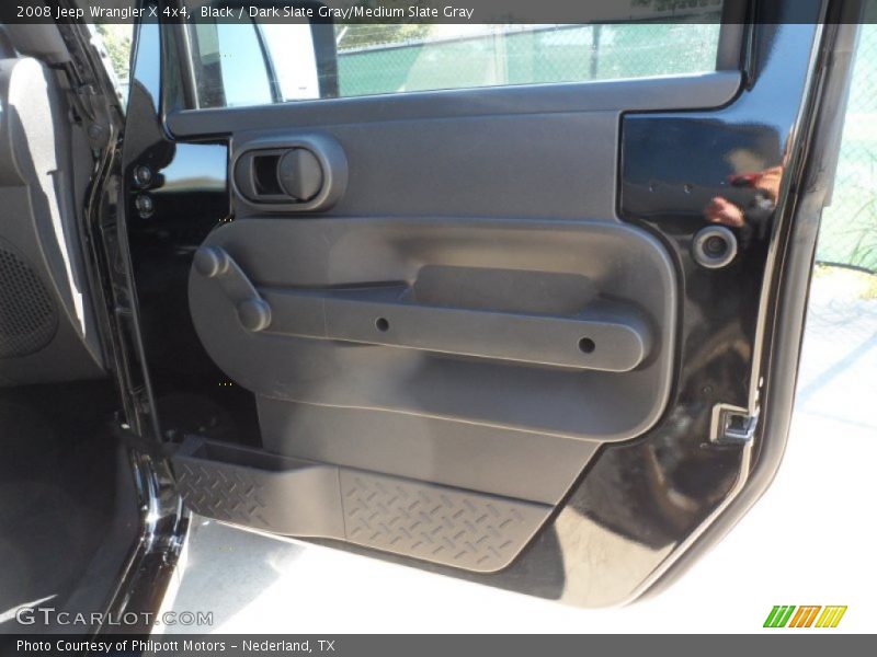 Black / Dark Slate Gray/Medium Slate Gray 2008 Jeep Wrangler X 4x4