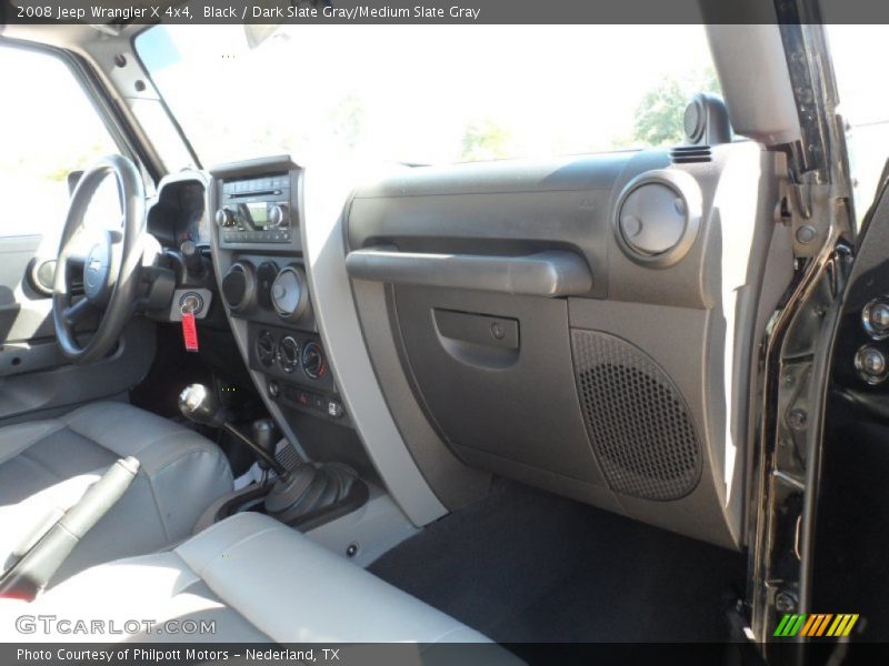 Black / Dark Slate Gray/Medium Slate Gray 2008 Jeep Wrangler X 4x4