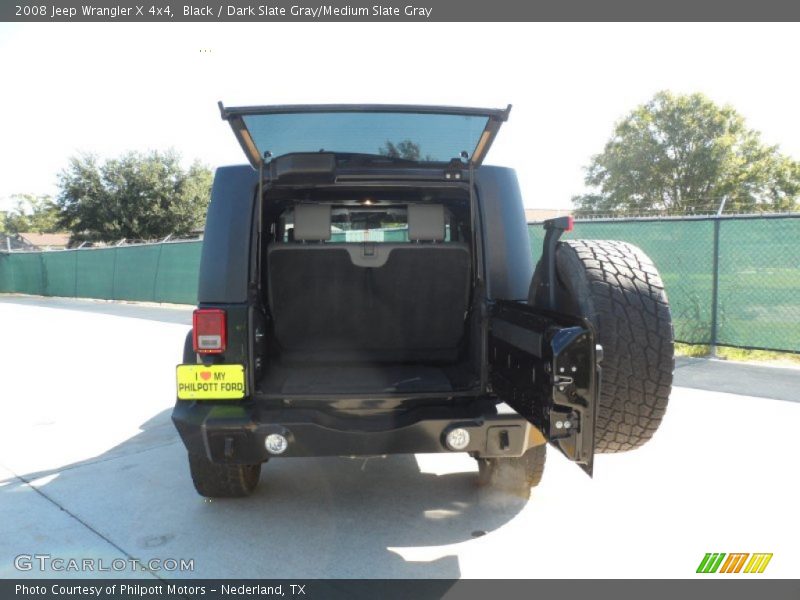 Black / Dark Slate Gray/Medium Slate Gray 2008 Jeep Wrangler X 4x4