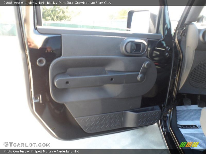 Black / Dark Slate Gray/Medium Slate Gray 2008 Jeep Wrangler X 4x4