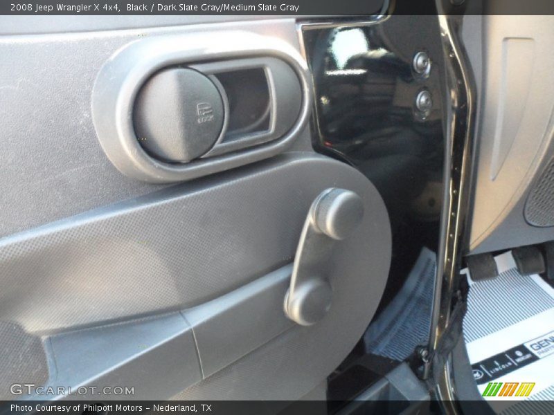 Black / Dark Slate Gray/Medium Slate Gray 2008 Jeep Wrangler X 4x4