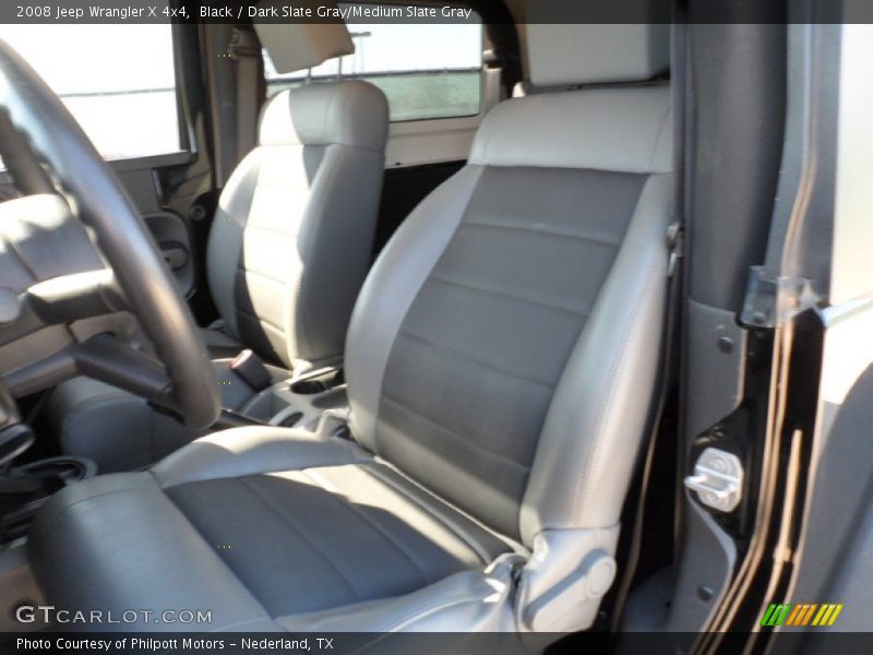 Black / Dark Slate Gray/Medium Slate Gray 2008 Jeep Wrangler X 4x4