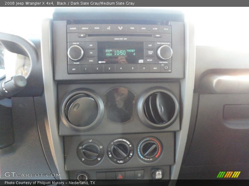 Black / Dark Slate Gray/Medium Slate Gray 2008 Jeep Wrangler X 4x4
