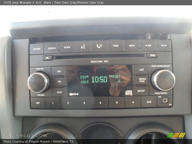 Black / Dark Slate Gray/Medium Slate Gray 2008 Jeep Wrangler X 4x4