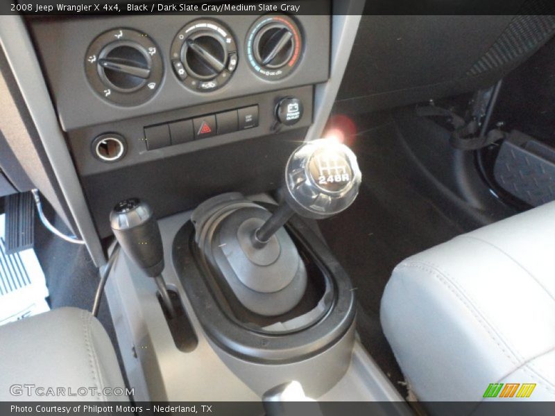 Black / Dark Slate Gray/Medium Slate Gray 2008 Jeep Wrangler X 4x4