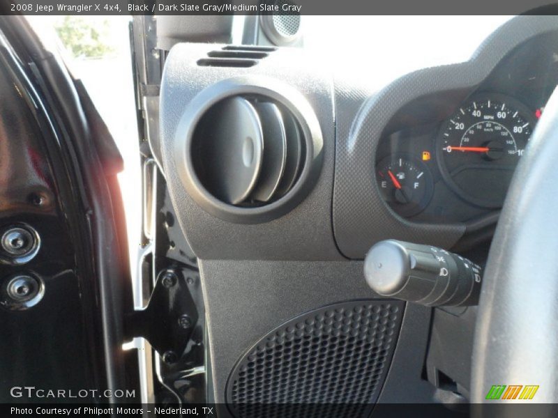 Black / Dark Slate Gray/Medium Slate Gray 2008 Jeep Wrangler X 4x4