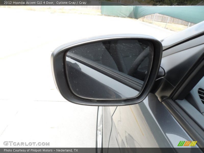 Cyclone Gray / Gray 2012 Hyundai Accent GLS 4 Door