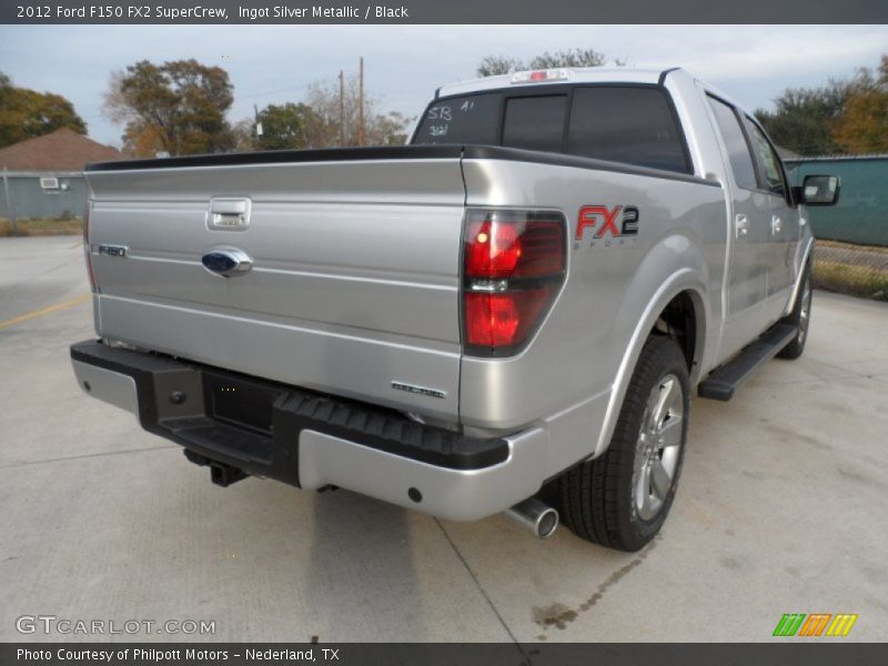 Ingot Silver Metallic / Black 2012 Ford F150 FX2 SuperCrew