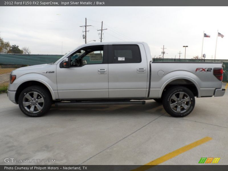 Ingot Silver Metallic / Black 2012 Ford F150 FX2 SuperCrew