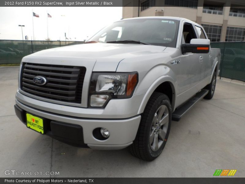 Ingot Silver Metallic / Black 2012 Ford F150 FX2 SuperCrew
