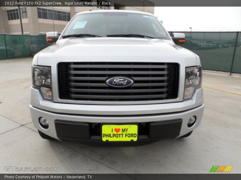 Ingot Silver Metallic / Black 2012 Ford F150 FX2 SuperCrew