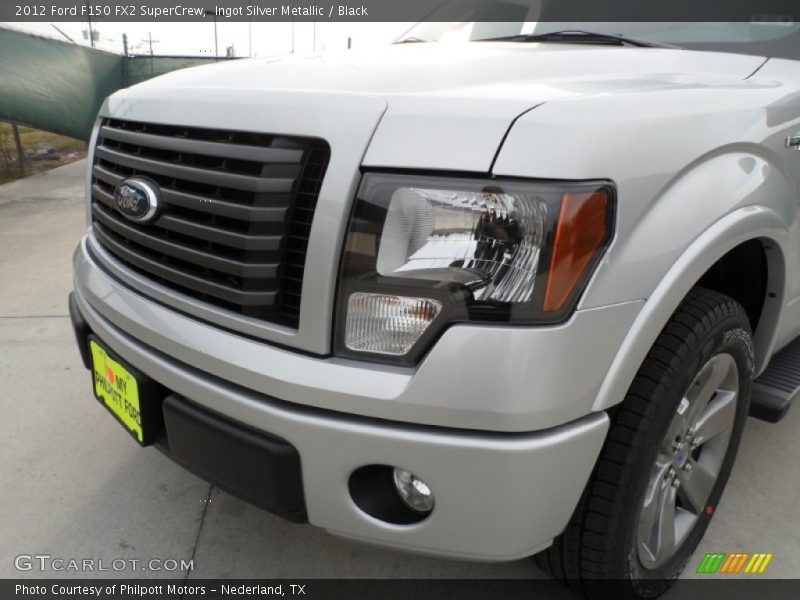 Ingot Silver Metallic / Black 2012 Ford F150 FX2 SuperCrew