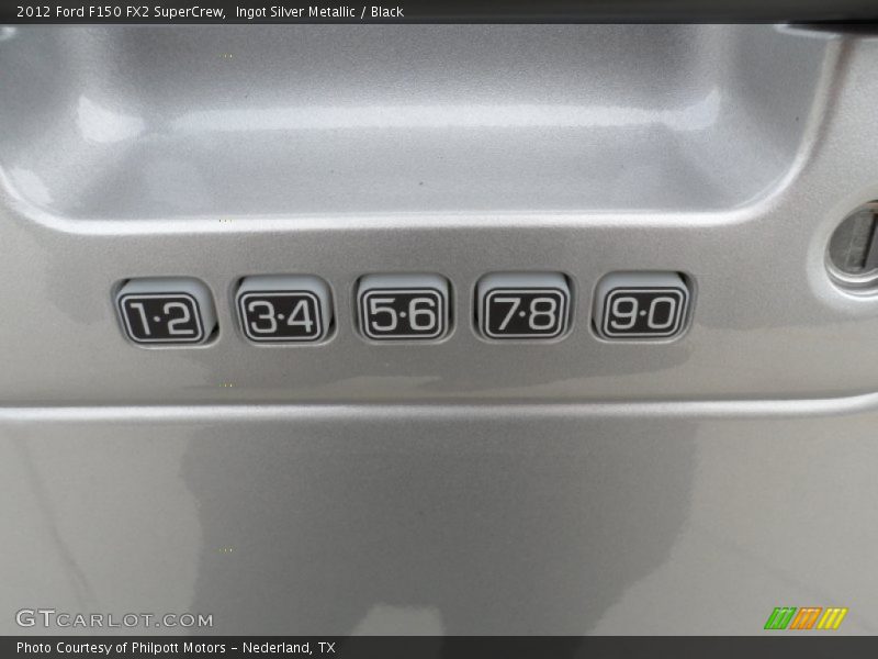 Ingot Silver Metallic / Black 2012 Ford F150 FX2 SuperCrew