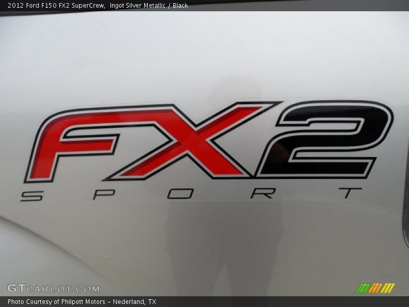 Ingot Silver Metallic / Black 2012 Ford F150 FX2 SuperCrew