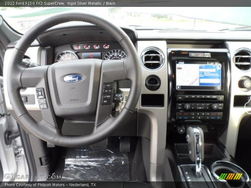 Ingot Silver Metallic / Black 2012 Ford F150 FX2 SuperCrew